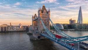 A Picture of Tower Bridge in the UK